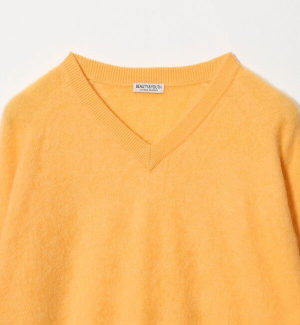 BEAUTY&YOUTH UNITED ARROWS「ミンク フィニッシュ ウール Vネック ニット」|ニット・セーター|