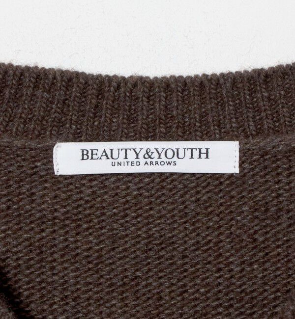 BEAUTY&YOUTH UNITED ARROWS「ドッキング Vネック ニットプルオーバー」|ニット・セーター|