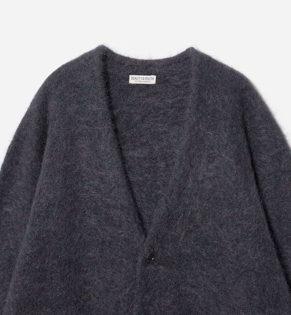 BEAUTY&YOUTH UNITED ARROWS「シャギー モヘヤ Vネック カーディガン」|カーディガン|