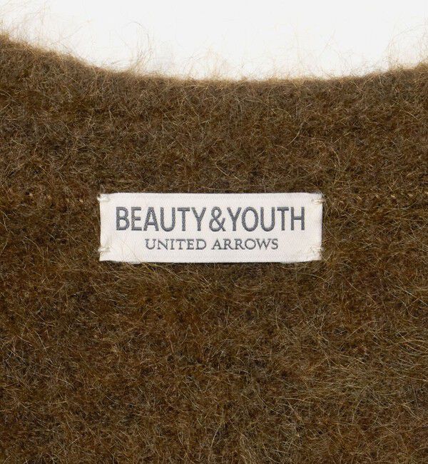 BEAUTY&YOUTH UNITED ARROWS「シャギー モヘヤ Vネック カーディガン」|カーディガン|