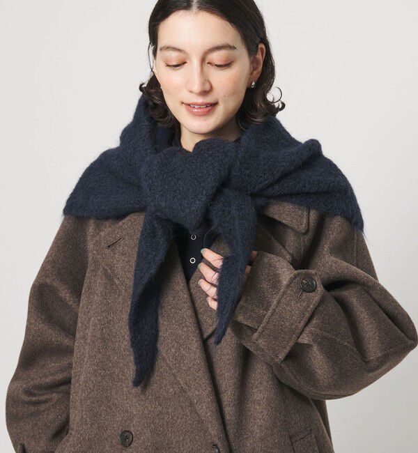 BEAUTY&YOUTH UNITED ARROWS「トライアングル マフラー」|マフラー|NAVY