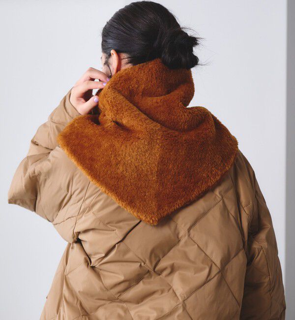 BEAUTY&YOUTH UNITED ARROWS「トライアングル フェイクファー インサート マフラー」|マフラー|