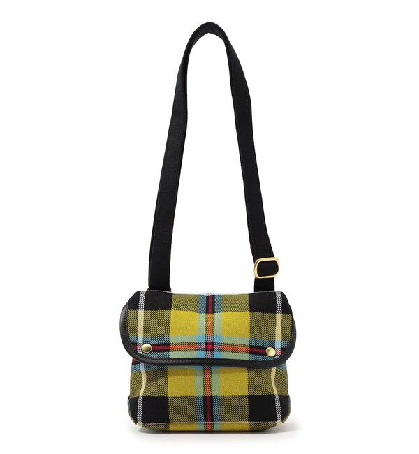 TOMORROWLAND GOODS「BRADY AVON MINI LOCHCARRON タータンチェック ミニショルダーバッグ」|ショルダー・メッセンジャー|26 イエロー系