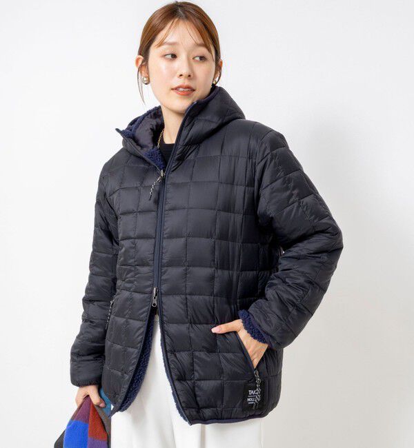 NOLLEY'S「【WEB＆一部店舗限定色アイテム】【TAION/タイオン】ボア&times;ダウンフードミドル(リバーシブル)」|ダウン|