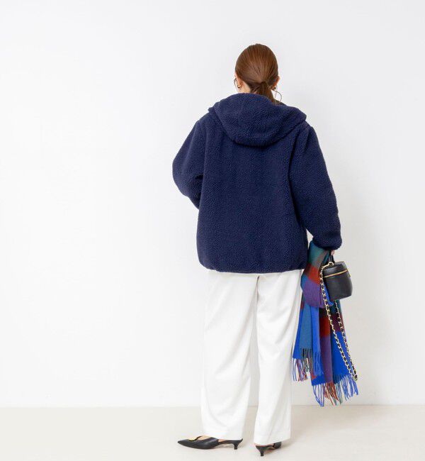 NOLLEY'S「【WEB＆一部店舗限定色アイテム】【TAION/タイオン】ボア&times;ダウンフードミドル(リバーシブル)」|ダウン|