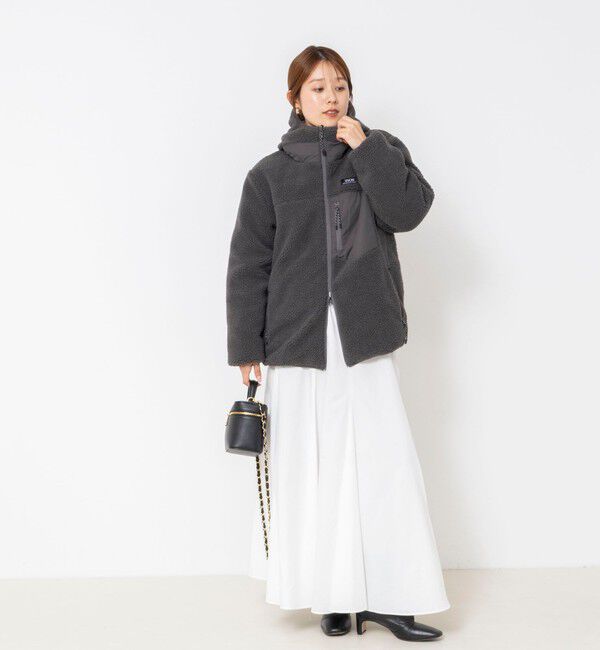 NOLLEY'S「【WEB＆一部店舗限定色アイテム】【TAION/タイオン】ボア&times;ダウンフードミドル(リバーシブル)」|ダウン|