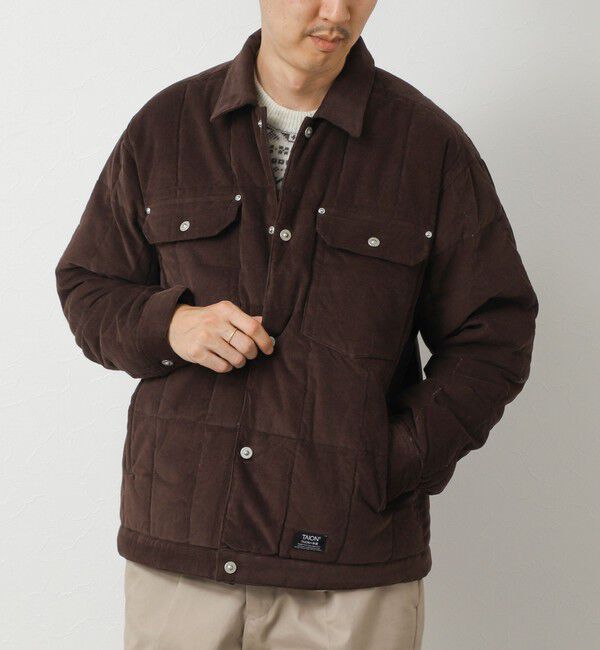 NOLLEY'S goodman「【TAION/タイオン】WORK TRUCKER CORDUROY DOWN JKT 26AW」|ブルゾン・スタジャン|