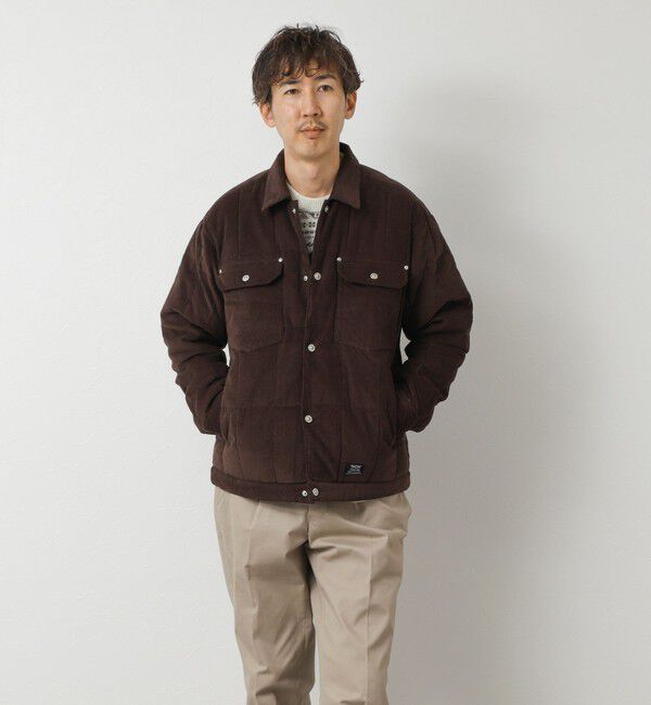 NOLLEY'S goodman「【TAION/タイオン】WORK TRUCKER CORDUROY DOWN JKT 26AW」|ブルゾン・スタジャン|