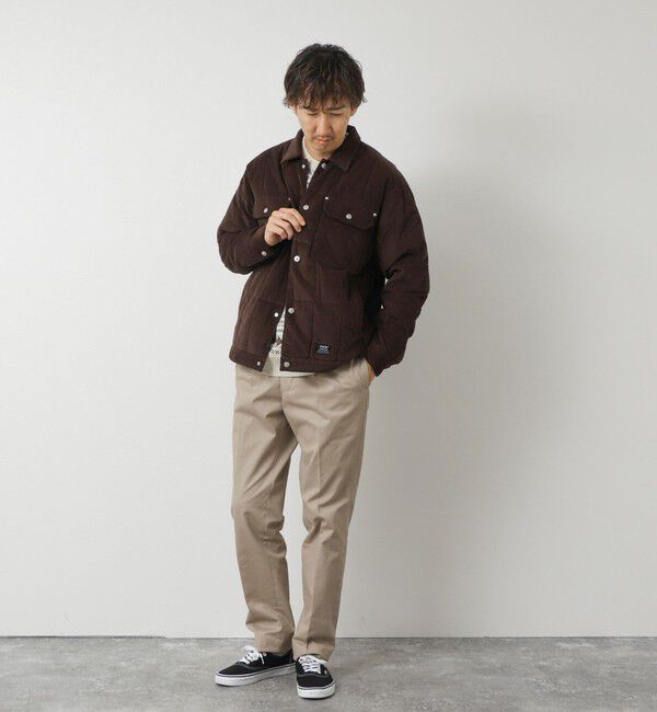 NOLLEY'S goodman「【TAION/タイオン】WORK TRUCKER CORDUROY DOWN JKT 26AW」|ブルゾン・スタジャン|