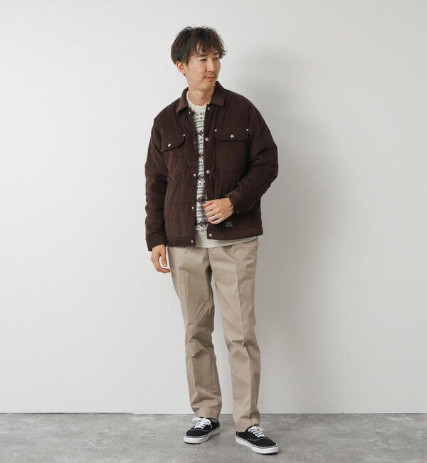 NOLLEY'S goodman「【TAION/タイオン】WORK TRUCKER CORDUROY DOWN JKT 26AW」|ブルゾン・スタジャン|