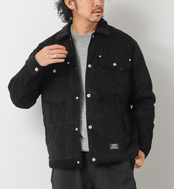 NOLLEY'S goodman「【TAION/タイオン】WORK TRUCKER CORDUROY DOWN JKT 26AW」|ブルゾン・スタジャン|