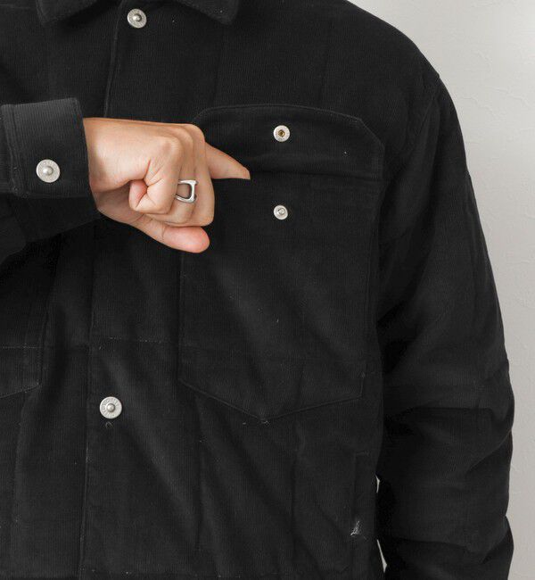 NOLLEY'S goodman「【TAION/タイオン】WORK TRUCKER CORDUROY DOWN JKT 26AW」|ブルゾン・スタジャン|