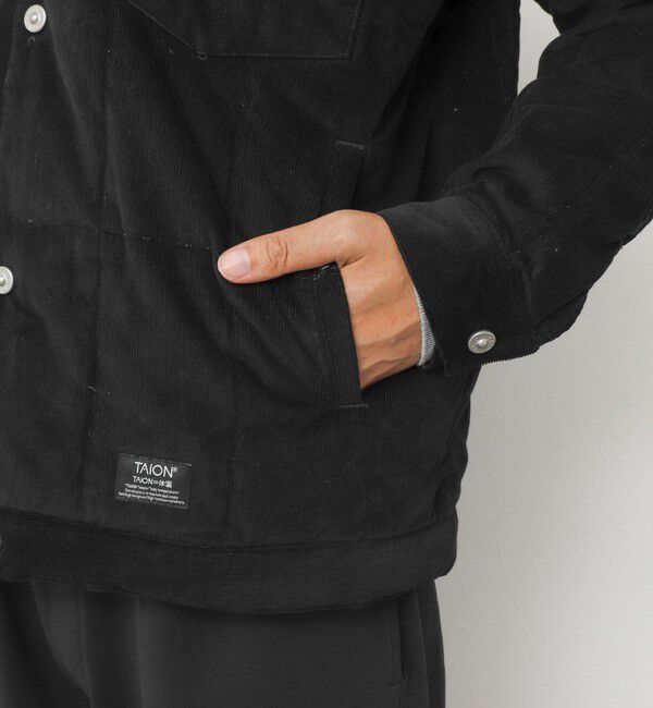 NOLLEY'S goodman「【TAION/タイオン】WORK TRUCKER CORDUROY DOWN JKT 26AW」|ブルゾン・スタジャン|