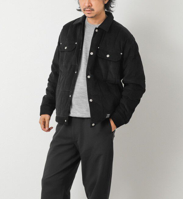 NOLLEY'S goodman「【TAION/タイオン】WORK TRUCKER CORDUROY DOWN JKT 26AW」|ブルゾン・スタジャン|