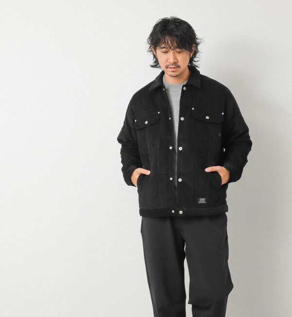 NOLLEY'S goodman「【TAION/タイオン】WORK TRUCKER CORDUROY DOWN JKT 26AW」|ブルゾン・スタジャン|