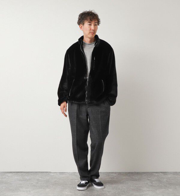 NOLLEY'S goodman「スタンドネック ファーフリースブルゾン 26AW」|ブルゾン・スタジャン|