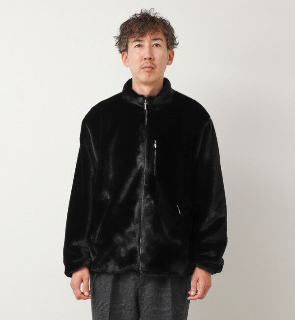 NOLLEY'S goodman「スタンドネック ファーフリースブルゾン 26AW」|ブルゾン・スタジャン|