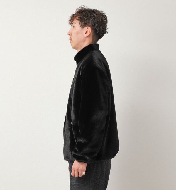 NOLLEY'S goodman「スタンドネック ファーフリースブルゾン 26AW」|ブルゾン・スタジャン|