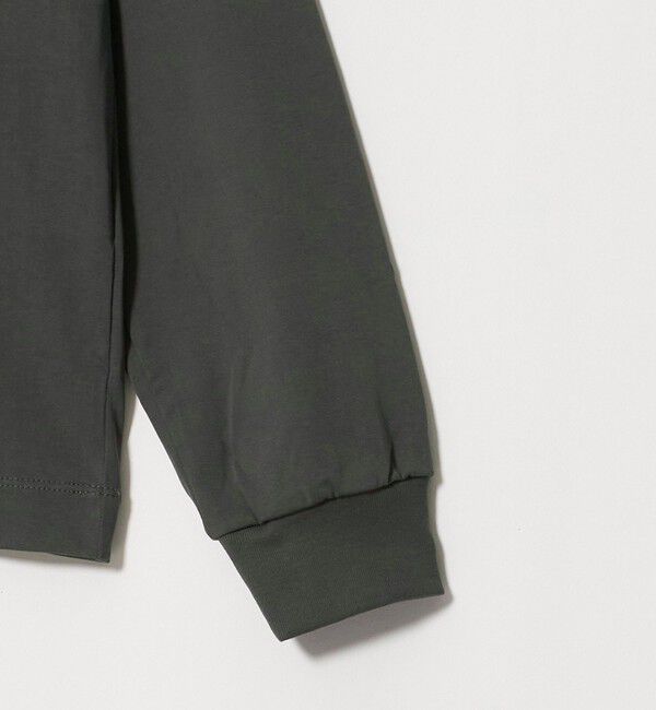 UNITED ARROWS「ALBINI オーガニックコットン モックネック ロングスリーブ Tシャツ 抗菌防臭」|Tシャツ・カットソー|