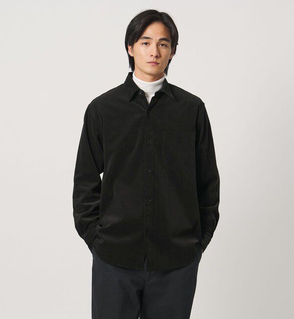 UNITED ARROWS「コーデュロイ レギュラーカラー シャツ」|シャツ・ブラウス|