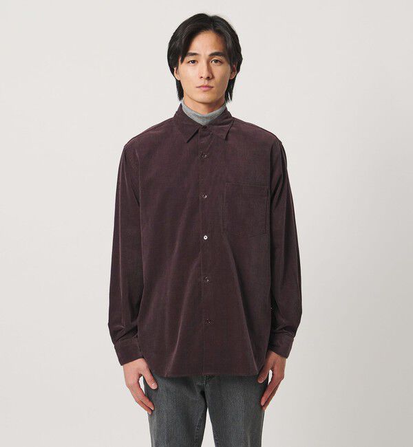 UNITED ARROWS「コーデュロイ レギュラーカラー シャツ」|シャツ・ブラウス|