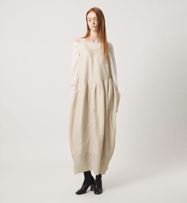 AEWEN MATOPH「＜AEWEN MATOPH＞パネルギャザー ノースリーブ ワンピース」|ワンピース|NATURAL