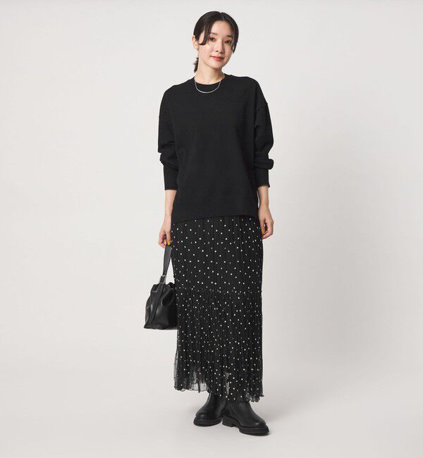 UNITED ARROWS green label relaxing「［size SHORT/TALLあり］2WAY シシュウ チュール スカート」|フレア|