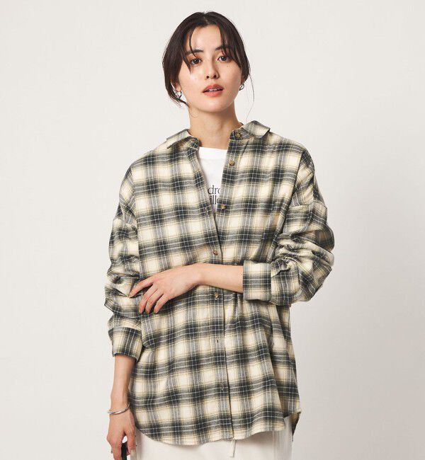 UNITED ARROWS green label relaxing「チェック ネル シャツ」|シャツ・ブラウス|