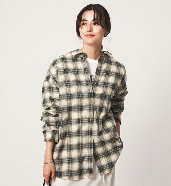 UNITED ARROWS green label relaxing「チェック ネル シャツ」|シャツ・ブラウス|