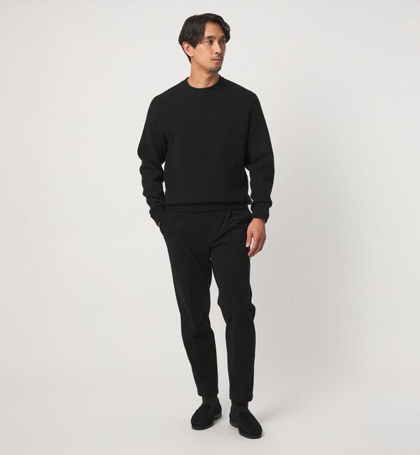 UNITED ARROWS green label relaxing「【WEB限定】JUST fit ミドルゲージ モックネック ニット」|ニット・セーター|