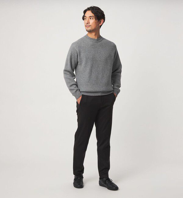 UNITED ARROWS green label relaxing「【WEB限定】JUST fit ミドルゲージ モックネック ニット」|ニット・セーター|