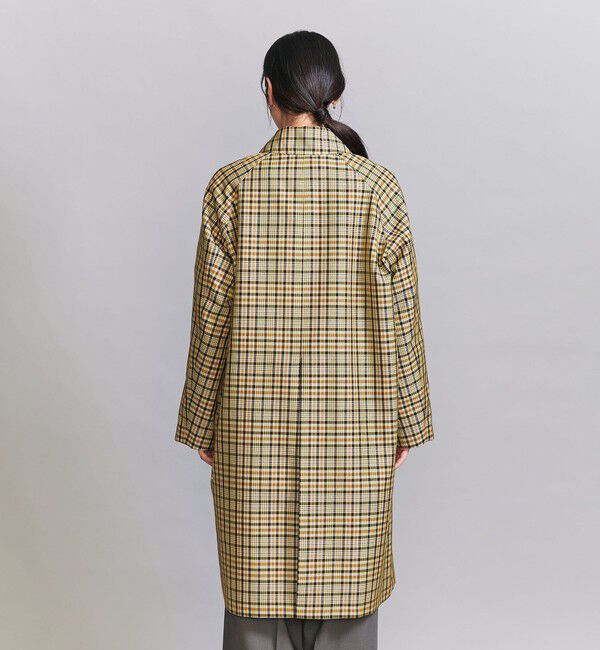 BEAUTY&YOUTH UNITED ARROWS「ステンカラー チェックコート」|ステンカラーコート|
