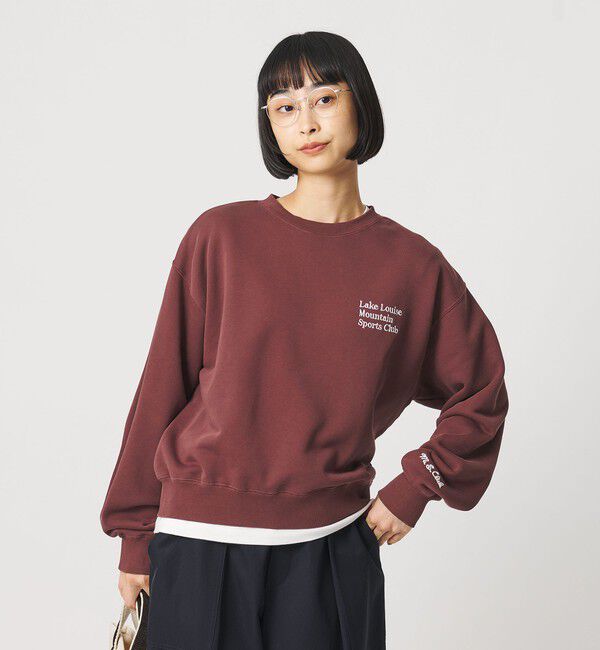 BEAUTY&YOUTH UNITED ARROWS「コットン裏毛 ロゴスウェット プルオーバー」|スウェット・ジャージ|