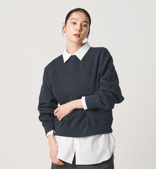 BEAUTY&YOUTH UNITED ARROWS「コットン裏毛 ロゴスウェット プルオーバー」|スウェット・ジャージ|