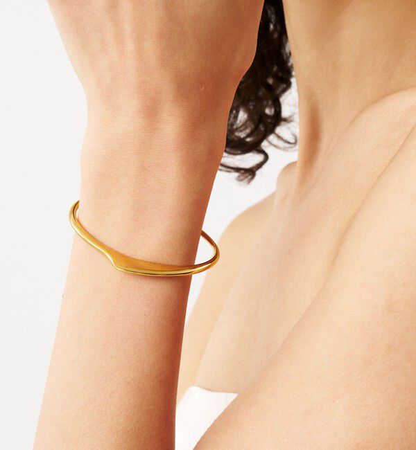 BEAUTY&YOUTH UNITED ARROWS「＜SOAC＞Pond プレート バングル」|ブレスレット・バングル|GOLD