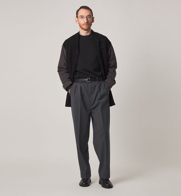 STEVEN ALAN「＜Steven Alan＞ ヴィンテージツイル インツープリーツ ドレス トラウザーズ II」|スラックス|