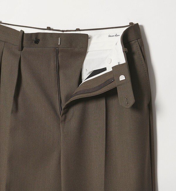 STEVEN ALAN「＜Steven Alan＞ ヴィンテージツイル インツープリーツ ドレス トラウザーズ II」|スラックス|