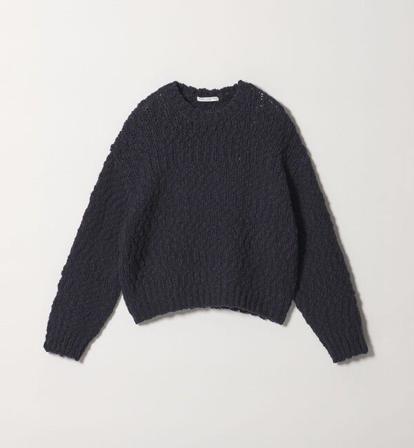 BEAUTY&YOUTH UNITED ARROWS「ジャンボスラブ クルーネック ニットプルオーバー」|ニット・セーター|