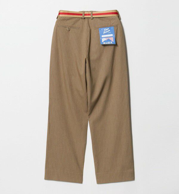 BEAUTY&YOUTH UNITED ARROWS「【別注】＜BURK＞ベルトパンツ ベージュ」|チノ|