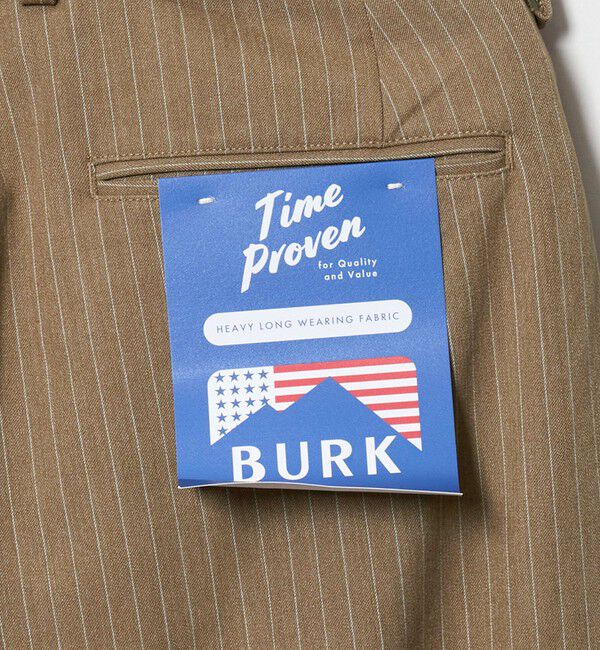 BEAUTY&YOUTH UNITED ARROWS「【別注】＜BURK＞ベルトパンツ ベージュ」|チノ|