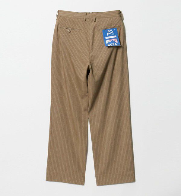 BEAUTY&YOUTH UNITED ARROWS「【別注】＜BURK＞ベルトパンツ ベージュ」|チノ|