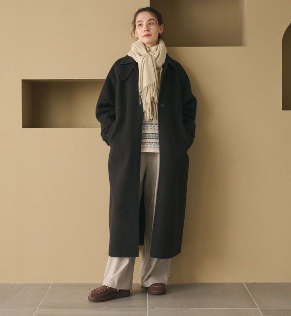 BEAUTY&YOUTH UNITED ARROWS「リバー ステンカラー ロングコート」|ステンカラーコート|