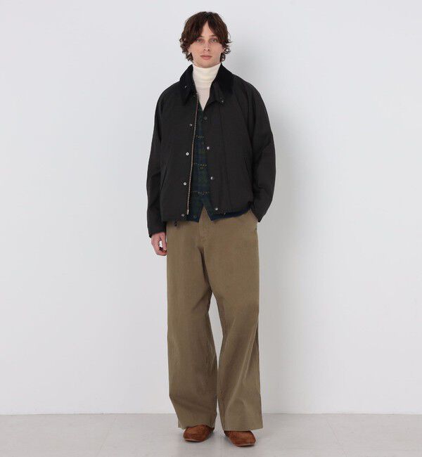 TOMORROWLAND MENS「【別注】Barbour TRANSPORT 3WAY ウールブルゾン DORMEUIL」|ブルゾン・スタジャン|