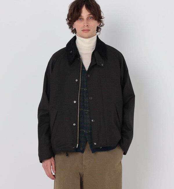 TOMORROWLAND MENS「【別注】Barbour TRANSPORT 3WAY ウールブルゾン DORMEUIL」|ブルゾン・スタジャン|