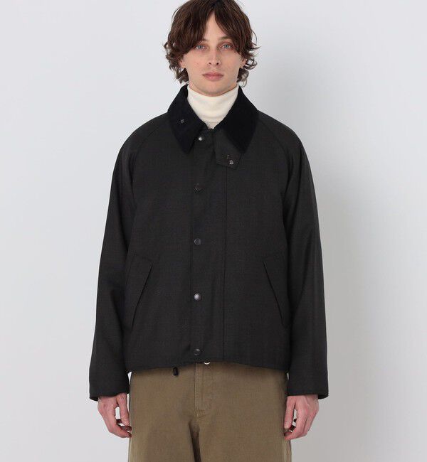 TOMORROWLAND MENS「【別注】Barbour TRANSPORT 3WAY ウールブルゾン DORMEUIL」|ブルゾン・スタジャン|