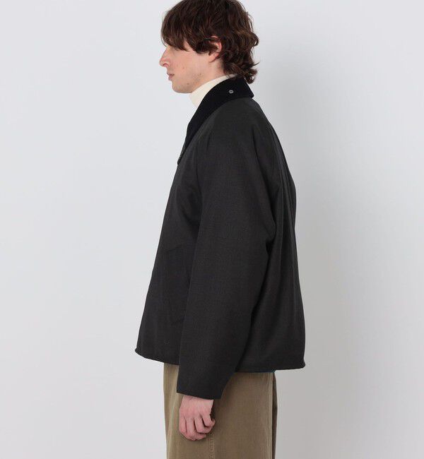 TOMORROWLAND MENS「【別注】Barbour TRANSPORT 3WAY ウールブルゾン DORMEUIL」|ブルゾン・スタジャン|