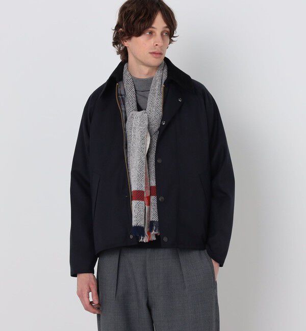 TOMORROWLAND MENS「【別注】Barbour TRANSPORT 3WAY ウールブルゾン DORMEUIL」|ブルゾン・スタジャン|