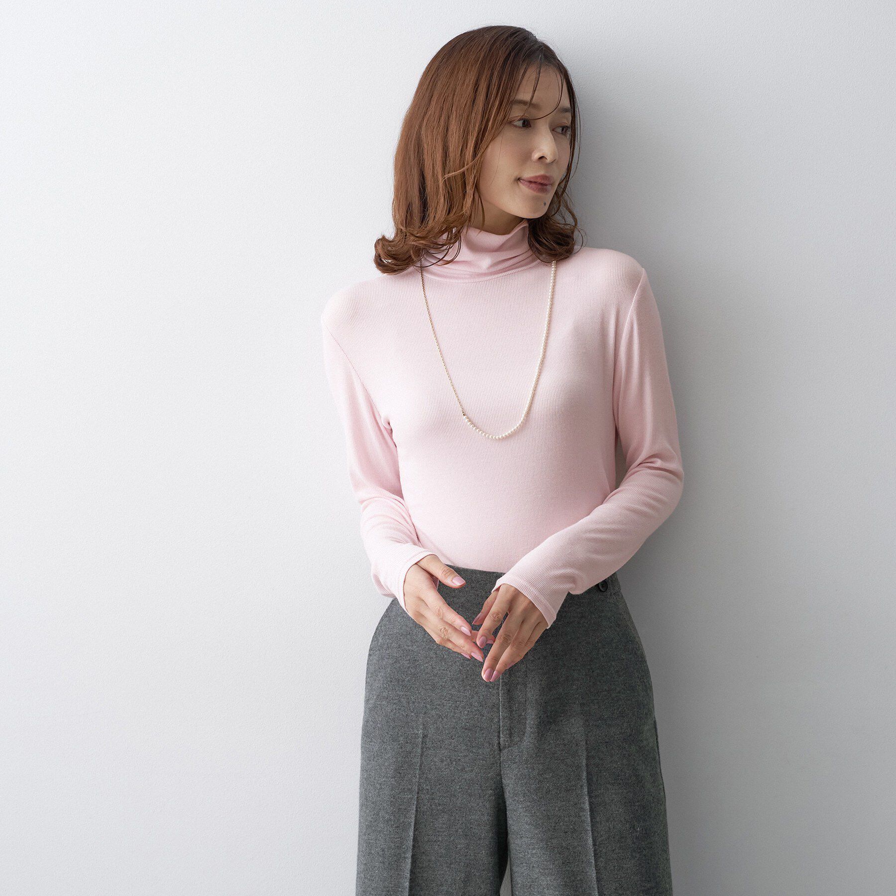 UNTITLED「【吸湿発熱】ハイネックインナー」|Tシャツ・カットソー|