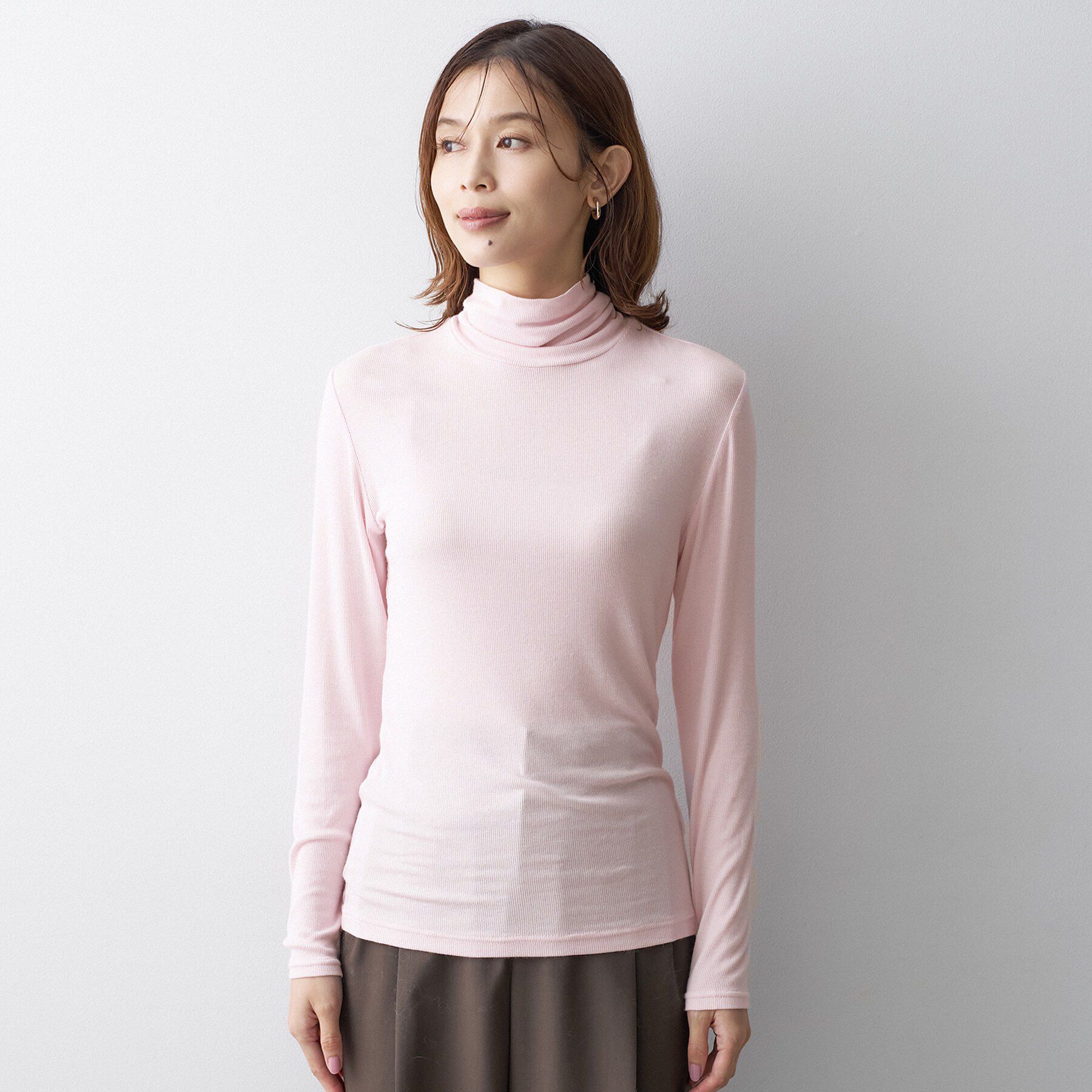 UNTITLED「【吸湿発熱】ハイネックインナー」|Tシャツ・カットソー|