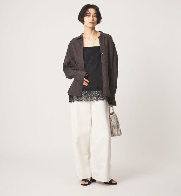 UNITED ARROWS green label relaxing「レース Vネック キャミソール」|キャミソール|